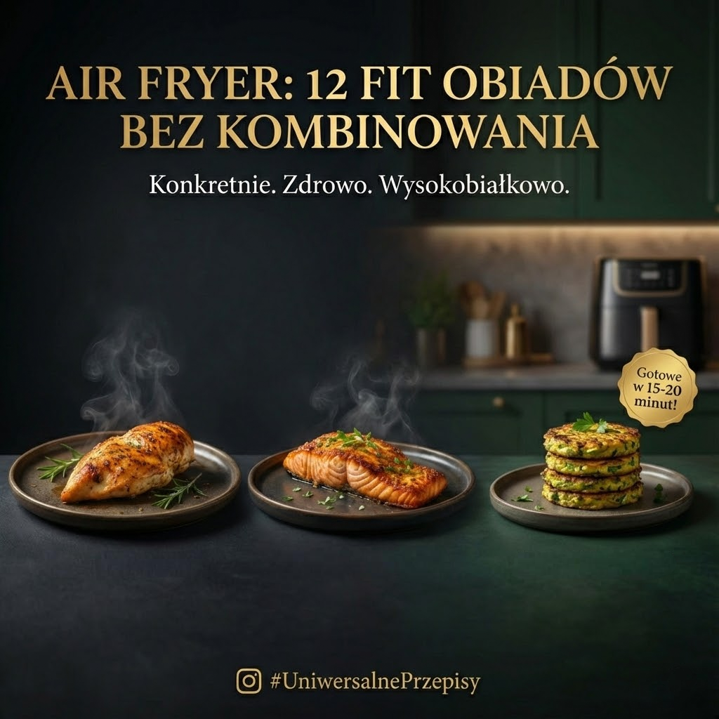 Air Fryer: 12 Fit obiadów bez kombinowania - 1